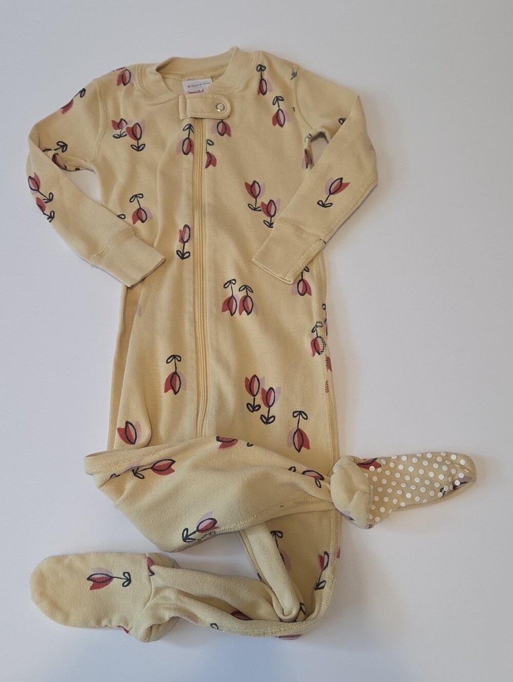 Hanna Andersson Tulip Footie Sleeper 18-24 mos